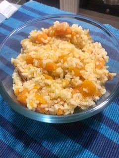 Una foto de Calabaza con arroz