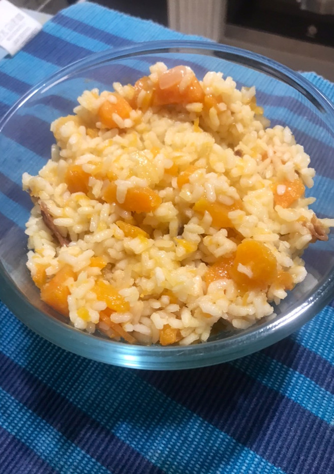 Una foto de Calabaza con arroz