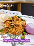 👩‍🍳Nasi Goreng Shitake Bawang Ungu🟣