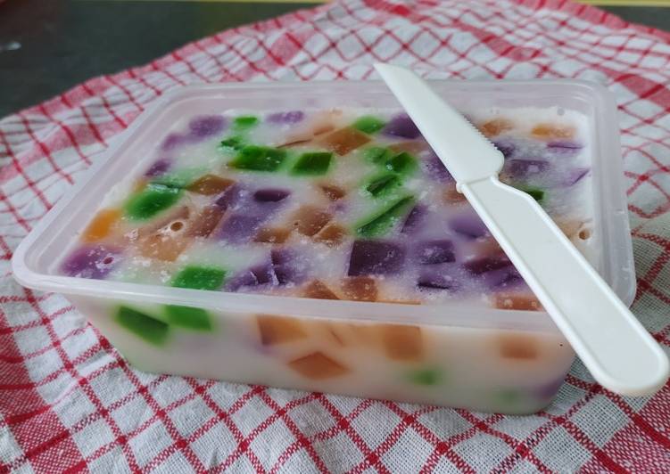 Bagaimana Menyiapkan Puding mozaik Anti Gagal