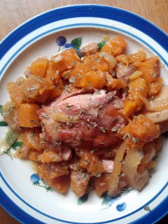 A picture of Squash and Fennel Chicken.