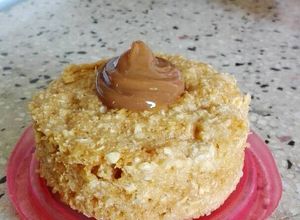 Una foto de Antojito de avena, dulce de leche y coco en 2'!