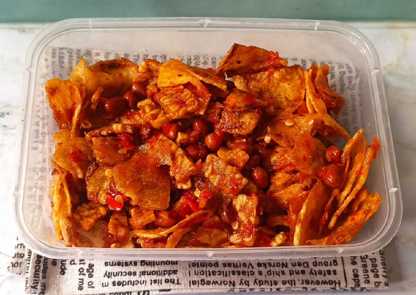 Sambel Goreng Tempe Kentang Kacang