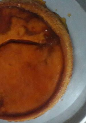Una foto de Flan