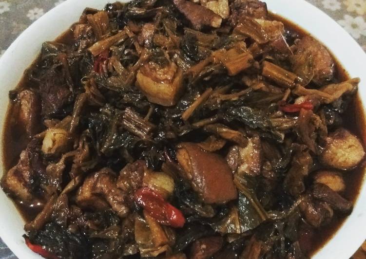 Mui Choy With Pork Belly (Ham Choy Kon)
