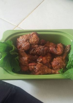 Foto resep Ayam panggang bumbu bacem