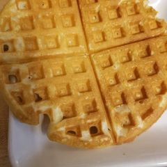 A picture of Plain Waffles adapted from the Settlement Cookbook-1965.