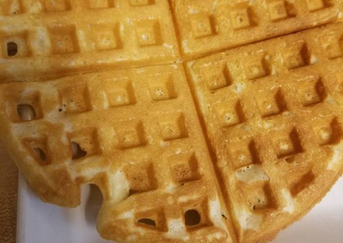 Plain Waffles adapted from the Settlement Cookbook-1965