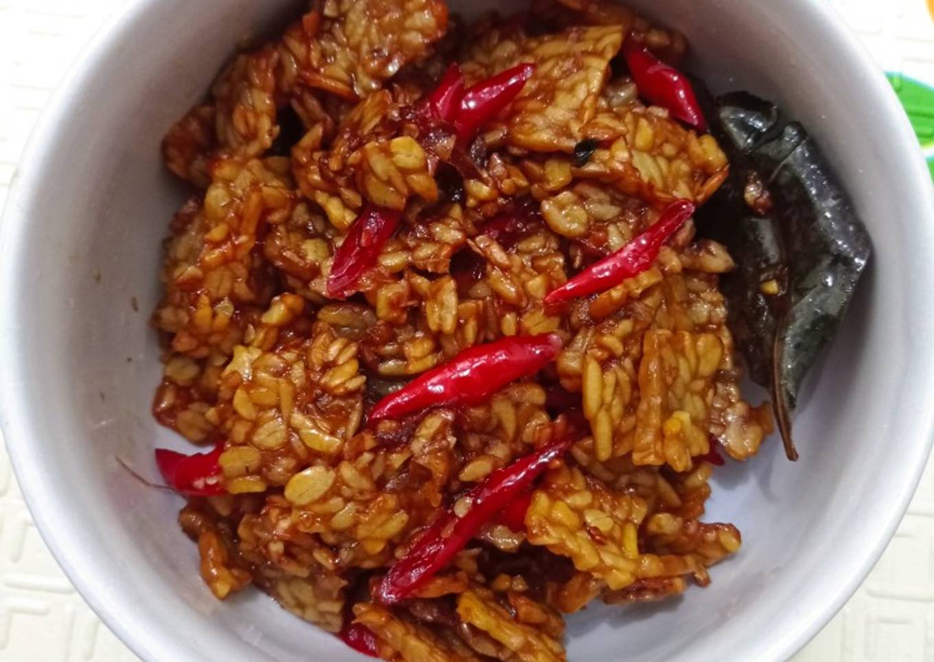 Kering tempe pedas manis (kriuk)