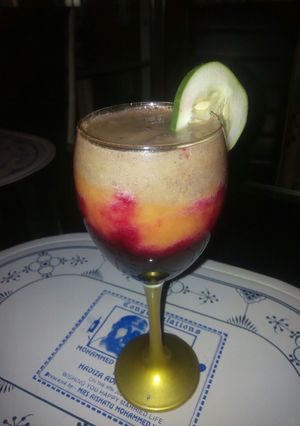 A picture of Beetroot shake.