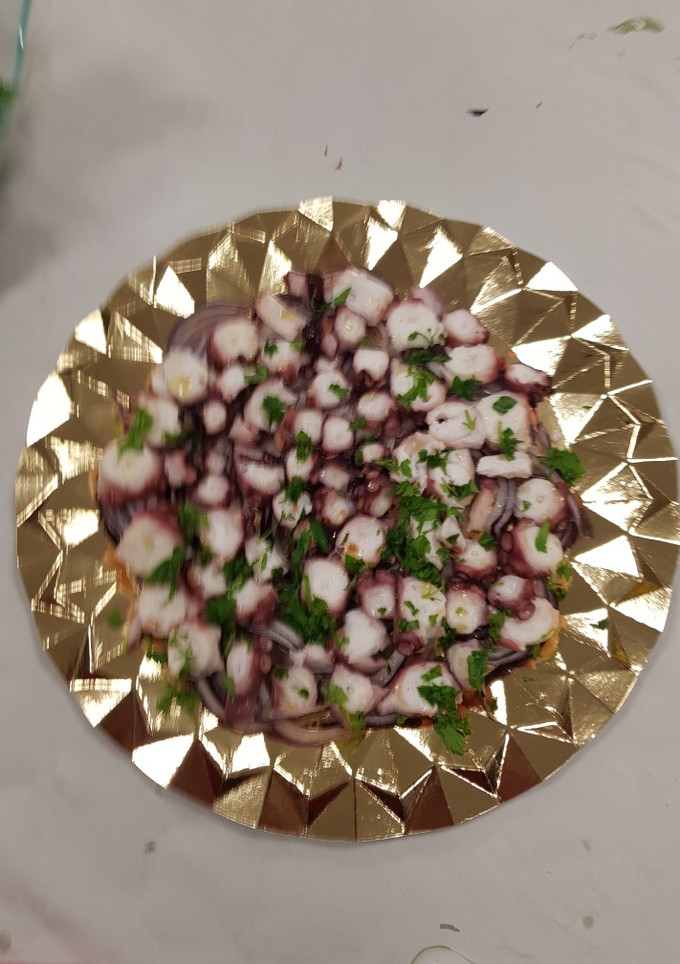 Una foto de Mi carpaccio de pulpo