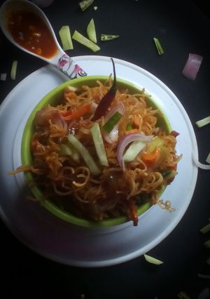 A picture of Chinese bhel.