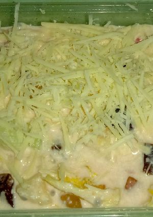 Foto resep — salad buah mix jelly 🍉🍇🍏🧀