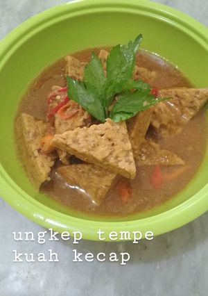 Foto resep Ungkep Tempe Kuah Kecap