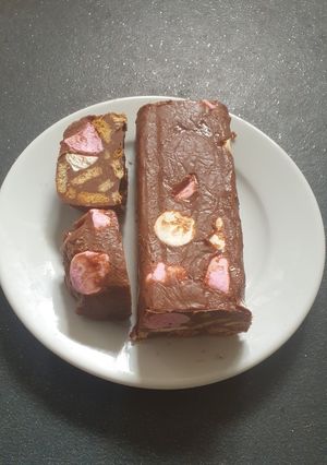 A picture of Milk Chocolate Fridge Cake.