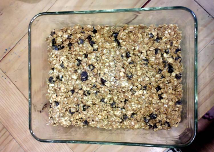 Steps to Prepare Homemade Aimee&#39;s granola bars