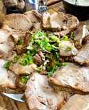 Japanese chashu pork with low fat