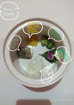 Foto resep Mpasi 4* dengan slow cooker