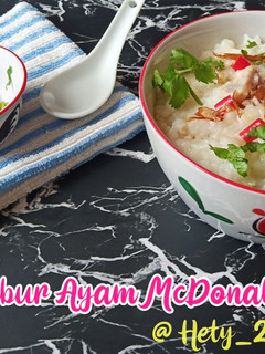 Foto resep Bubur ayam McDonald's ala Rice Cooker
