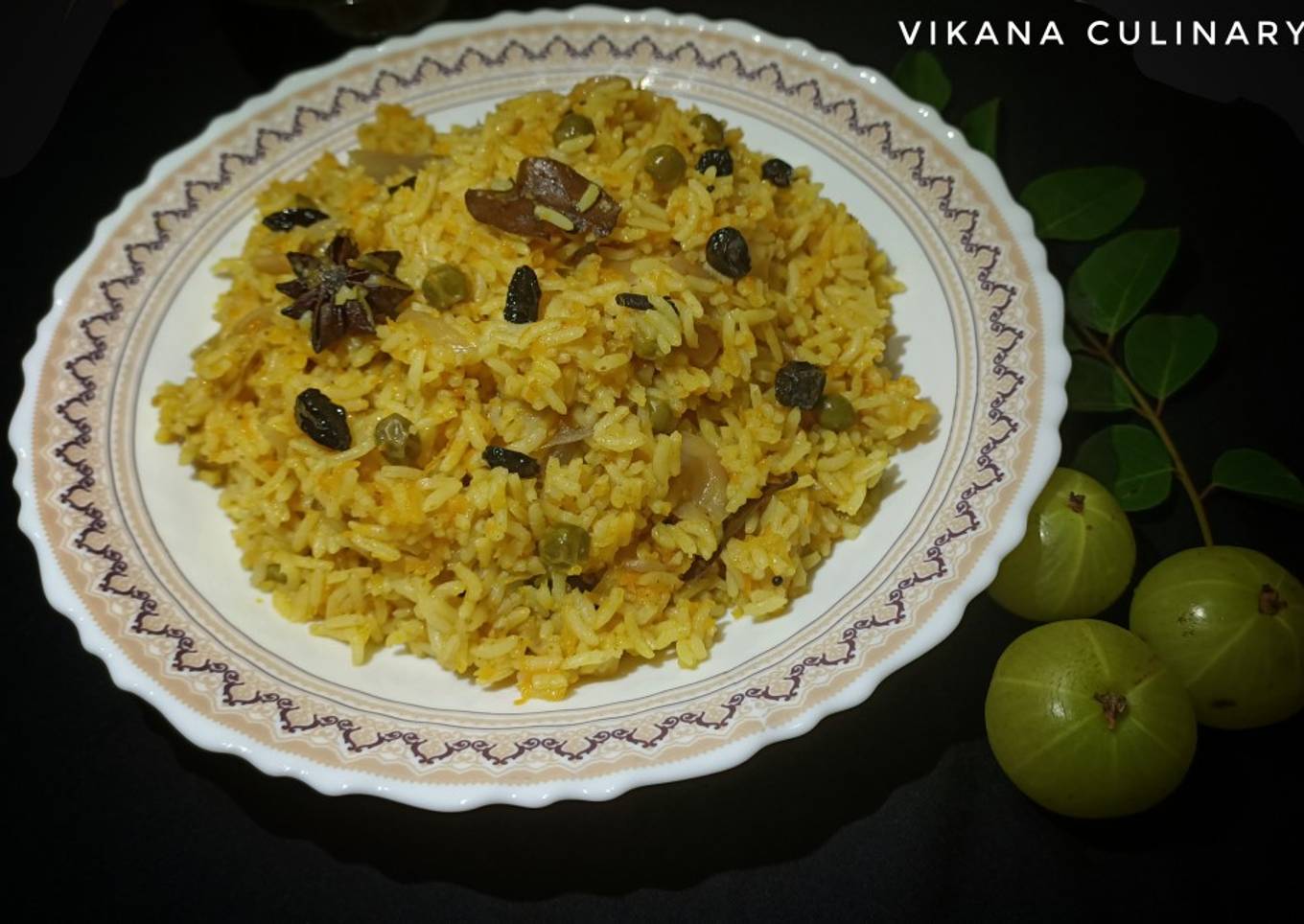 Healthy Indian Gooseberry Pulao - One pot Meal