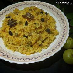 A picture of Healthy Indian Gooseberry Pulao - One pot Meal.