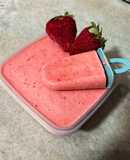 🍧🍧Helado casero de frutilla y durazno 🍑 🍓