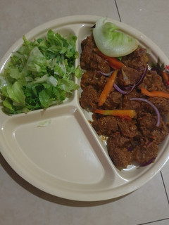 A picture of Suya gas meat.