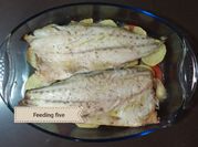 Una foto de filete pescado freidora
