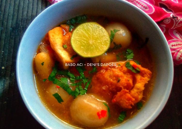 Resep Baso aci kilat Anti Gagal