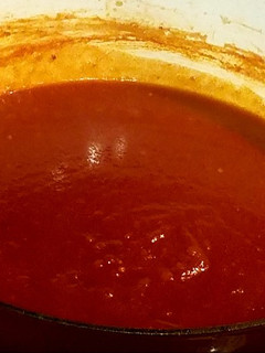 A picture of Spicy Apple BBQ Sauce.