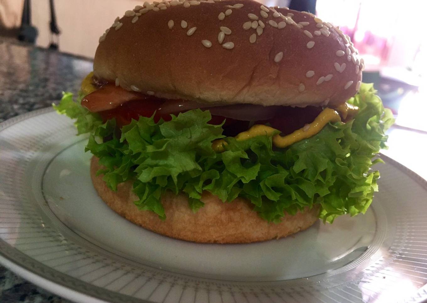 Hamburguesa de arrachera (súper fácil)