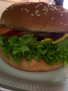 Una foto de Hamburguesa de arrachera (súper fácil)