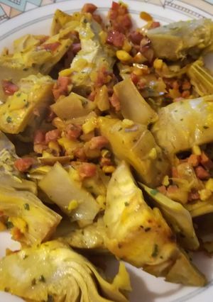 Foto principal de Alcachofas congeladas con jamón