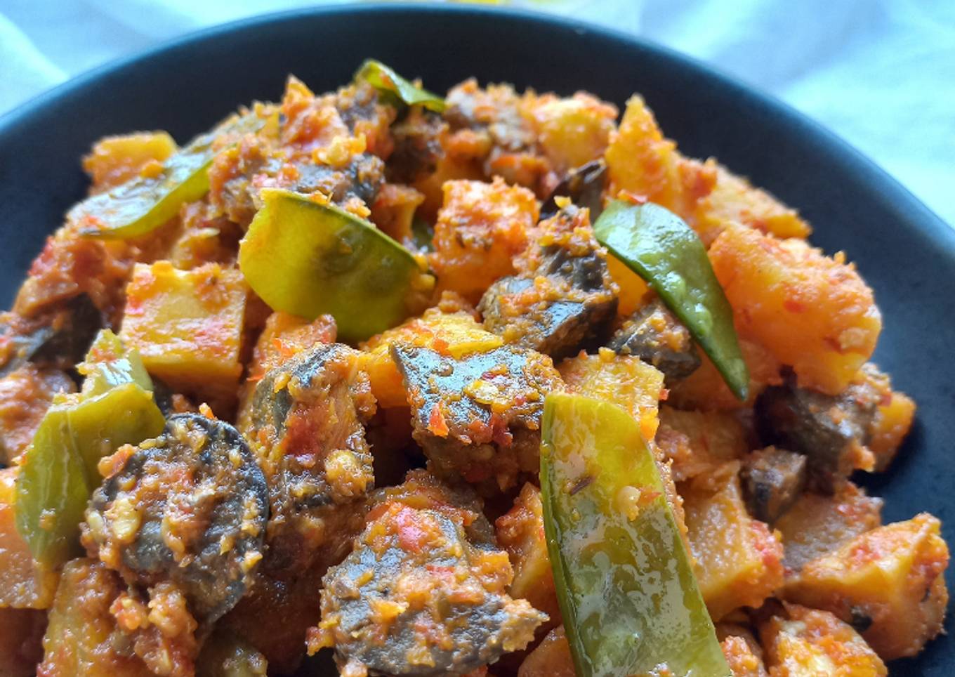 Balado kentang, ati dan kapri