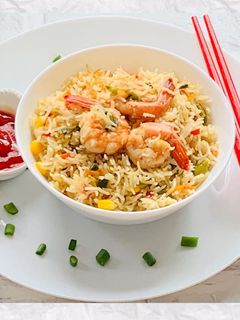 ப்ரான் ஃப்ரைட் ரைஸ் செய்முறை முக்கிய புகைப்படம்