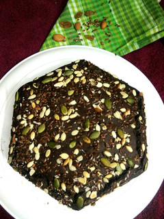 A picture of Protein seeds and nuts cake.