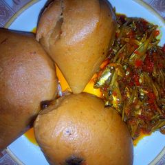 A picture of Alalah with stew.