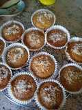 Magdalenas de Calabaza y Nueces con Coco Rallado