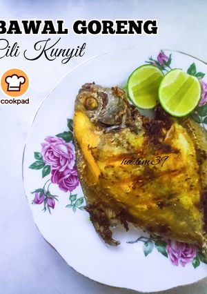 Gambar Bawal Goreng Cili Kunyit