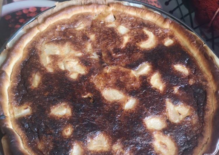 Tarte poire chocolat