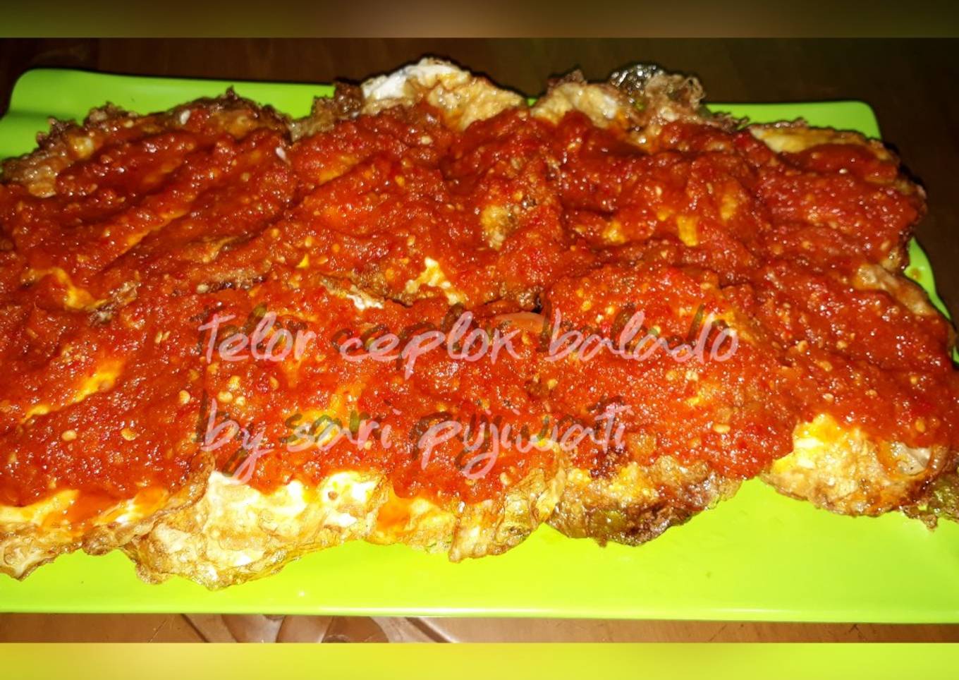 Bagaimana Menyiapkan Telor Ceplok Balado yang Bisa Manjain Lidah
