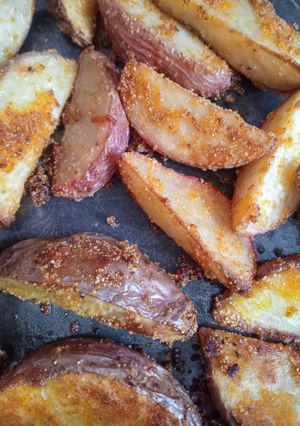 Una foto de Papas al horno con cáscara