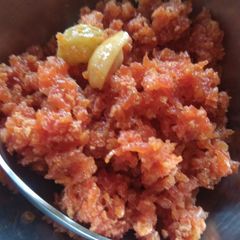 Gajar ka halwa A picture of Gajar ka halwa.