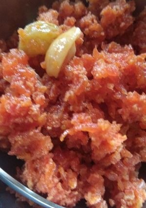 A picture of Gajar ka halwa.