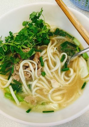 Hình của món Mì Sợi Udon nấu đơn giản kiểu Việt Nam (tại nhà).