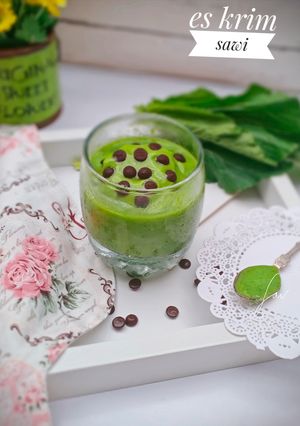 Foto resep Es Krim Sawi