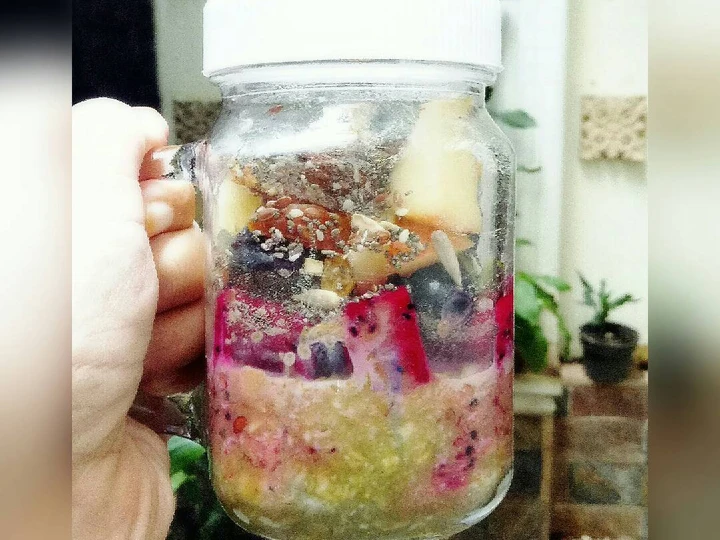 Cara Sederhana Membuat Resep  Overnight Oats Matcha yang Enak, Menggugah Selera