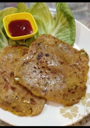 A picture of Stuffed Cabbage Paratha.