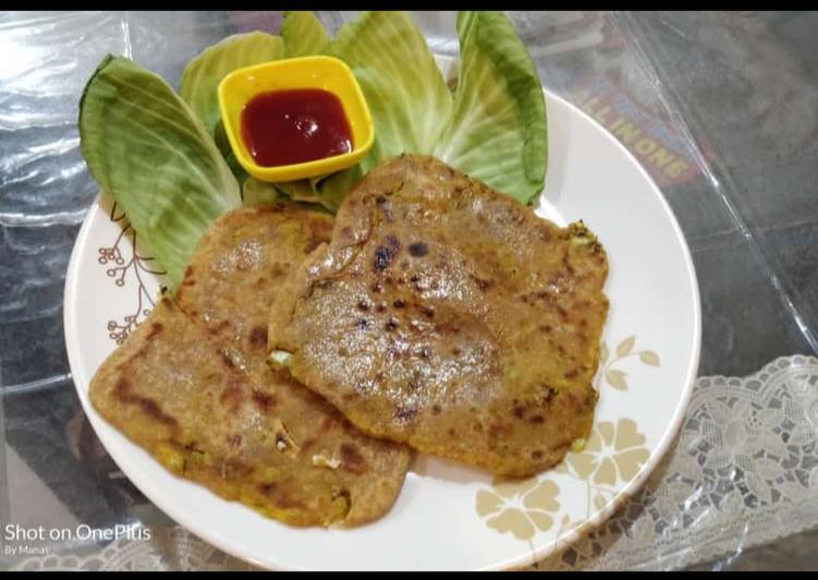 Stuffed Cabbage Paratha