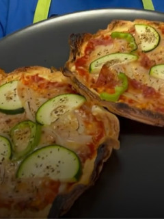 Una foto de Pizza de Claras de Huevo